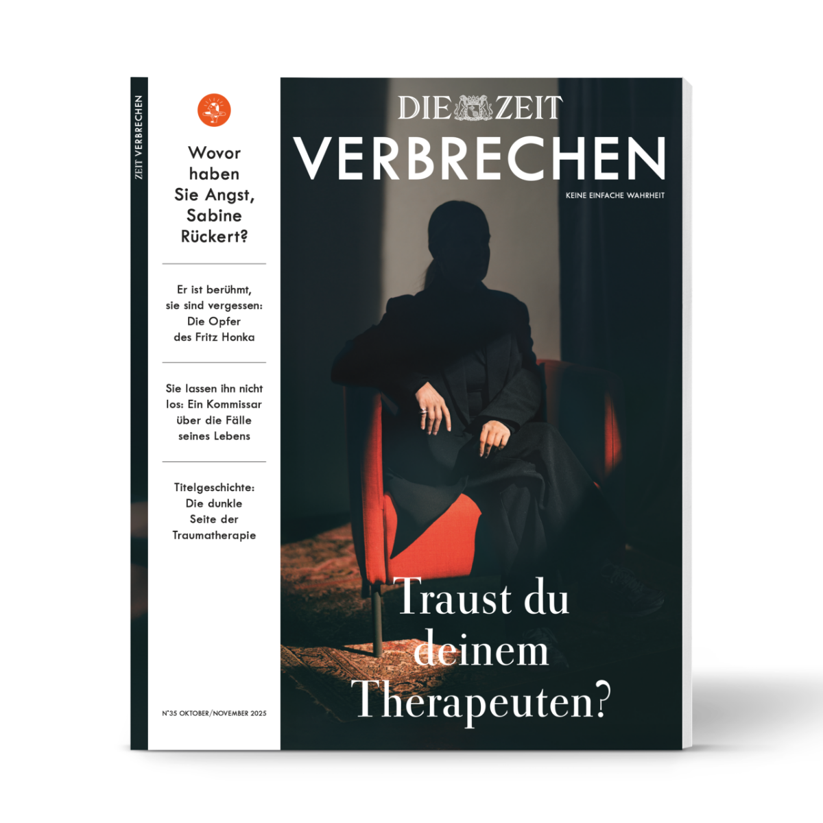 ZEIT Verbrechen Ausgabe "Traust du deinem Therapeuten?"