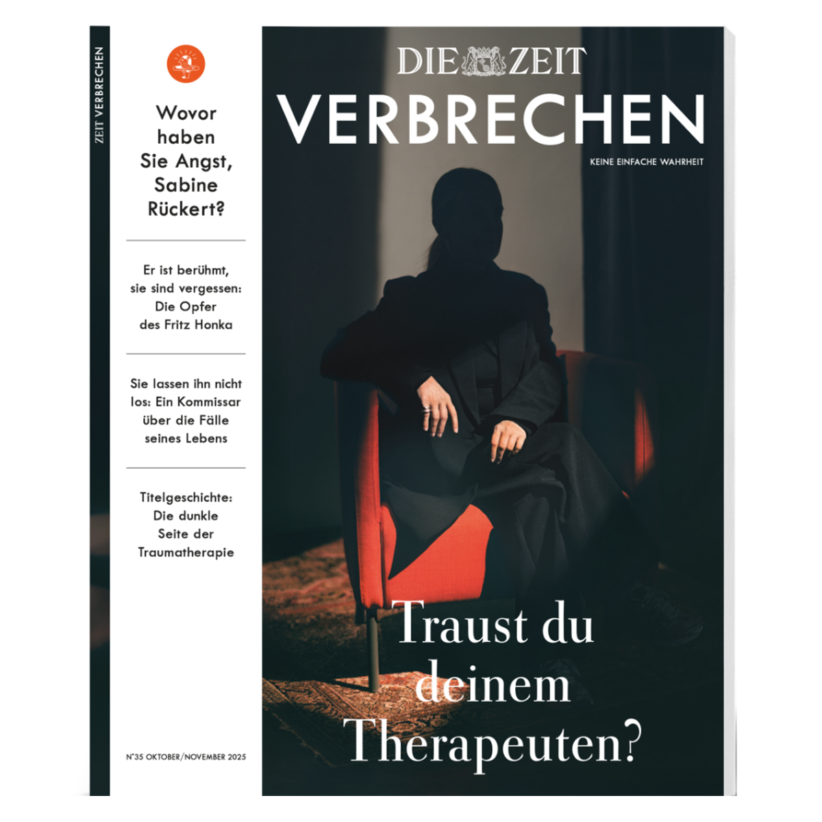 ZEIT Verbrechen Ausgabe "Traust du deinem Therapeuten?"