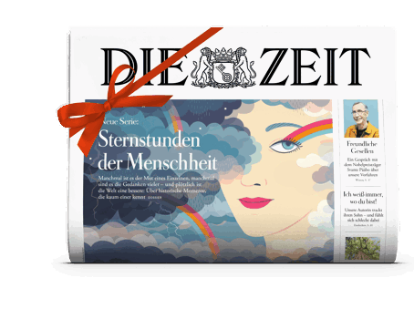 Titelcover von die Zeit mit Schleife und Geschenkband
